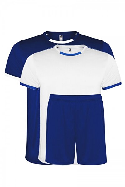 ROLY Set echipament sportiv copii Racing, White/Royal Blue