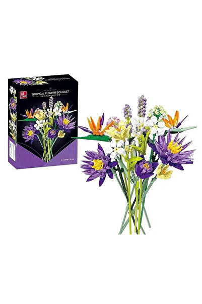 adar Set de constructie Buchet de flori creativ, pentru copii 8+, dimensiuni ...
