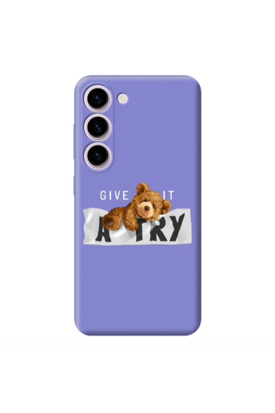 Other Samsung S23 Plus Give me Purple Colored Silicone TPU Θήκη