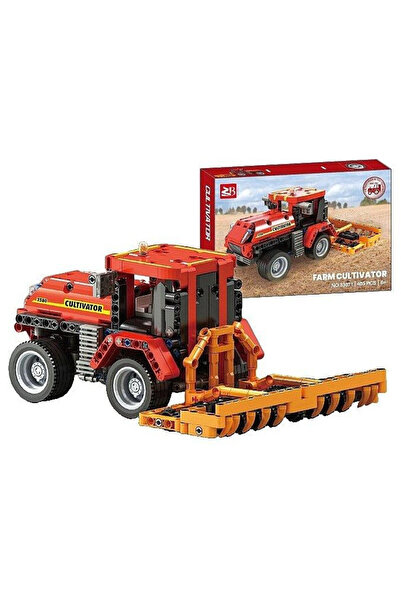 adar Set constructie combina agricola, piese interconectabile, pentru copii 6...