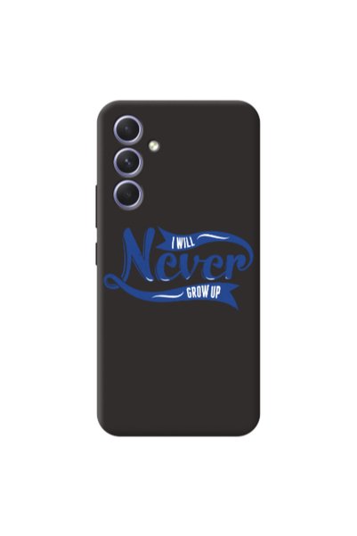 Other Samsung A56 I Will Never Grow Up Black Colored Silicone TPU Θήκη