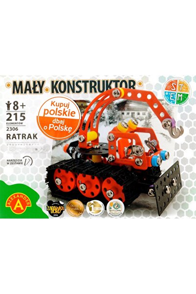 ALEXANDER Set de constructie, Alexander, 2306, Metal/Plastic, 215 piese, 8 an...
