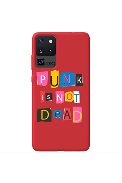 Other Samsung S20 Ultra Punk is not Dead Red Colored Silicone TPU Θήκη