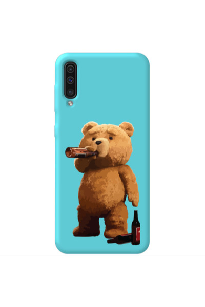 Other Samsung A70 Beer Time Turquoise Colored Silicone TPU Θήκη