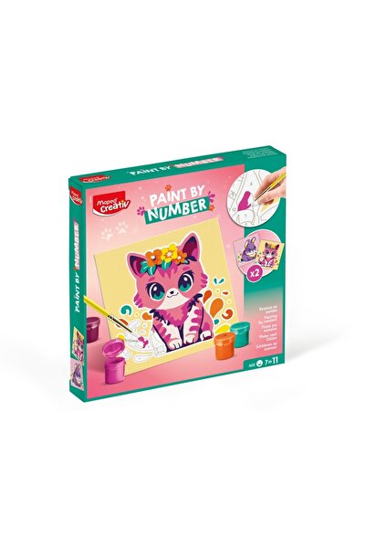 Maped Set Creativ de Pictură pe Numere - Pisică și Iepure