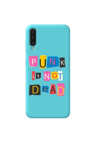 Other Samsung A70 Punk is not Dead Turquoise Colored Silicone TPU Θήκη