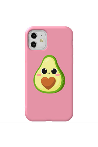 Other Apple iPhone 11 Baby avocado Pink Colored Silicone TPU Θήκη