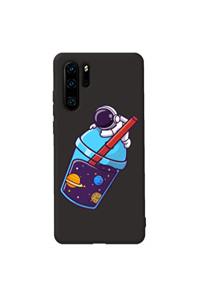 Other Huawei P30 Pro Longing in space Black Colored Silicone TPU Θήκη