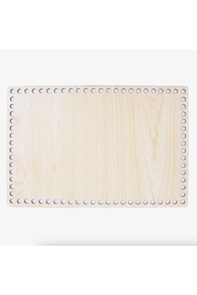 CraftMaxi Wooden Rectangular Base Maple Wood-30X20 cm