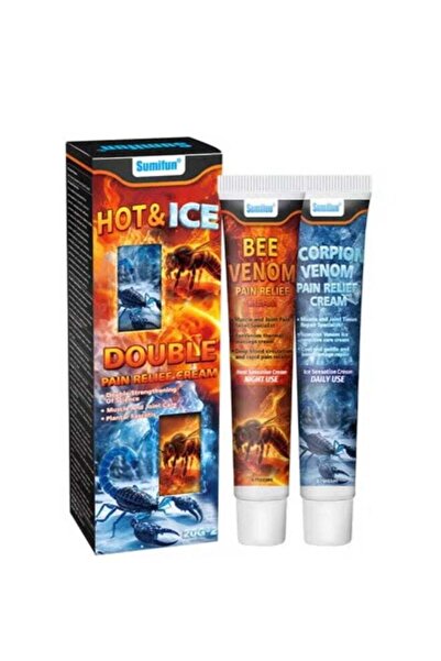 SUMIFUN Bee Venom and Scorpion Venom Pack of 2- Massaging Knee Pain Relief Fo...