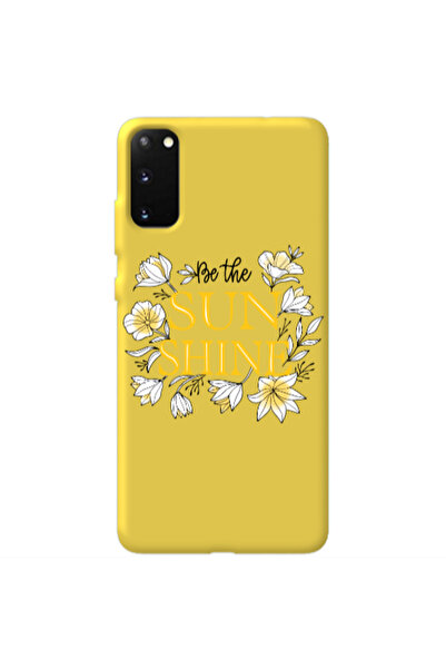 Other Samsung S20 Sun Shine Yellow Colored Silicone TPU Θήκη