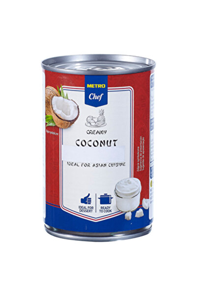 Metro Chef Hindistan Cevizi Kreması 400 ml - %78 Hindistan Cevizi Ekstraktı 4...