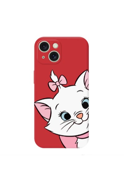 Other Apple iPhone 15 Plus I am here Red Colored Silicone TPU Θήκη