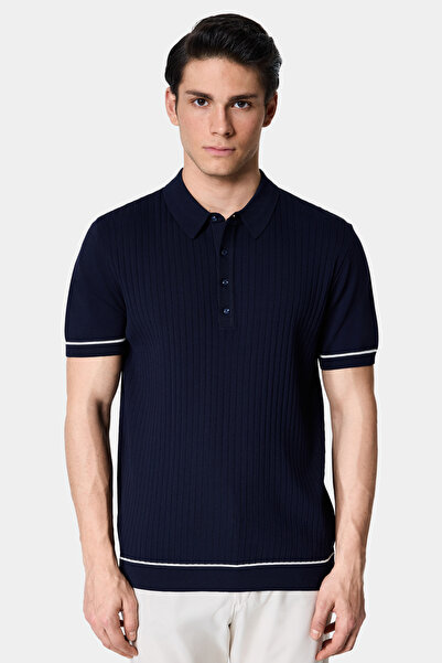 Damat Regular Fit Lacivert Triko