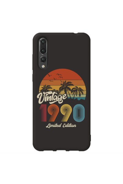 Other Huawei P20 Pro Vintage Black Colored Silicone TPU Θήκη