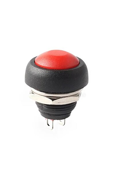 Roboyol Store 12mm PBS-33B Push Buton Kırmızı