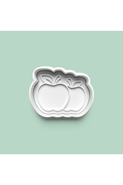 AKTASTORE Apple Figure Cookie Mold and Sugar Dough Mold 0974-1
