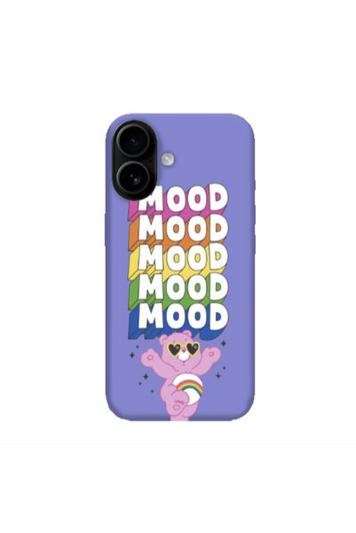 Other Apple Iphone 16 plus Mood Purple Colored Silicone TPU Θήκη