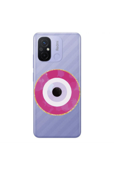 Other Xiaomi Redmi 12C Evil eye bead 2 Transparent Silicone TPU Θήκη