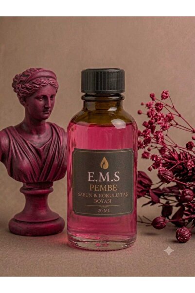 E.M.S AVM 20 ML PEMBE SABUN VE KOKULU BOYASI TAŞ KOLONYA BOYASI 1.KALİTE.