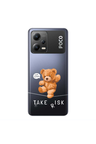 Other Xiaomi Poco X5 Take risk Transparent Silicone TPU Θήκη