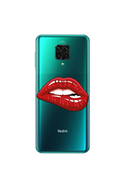 Other Xiaomi Redmi Note 9S Shiny Lips Transparent Silicone TPU Θήκη