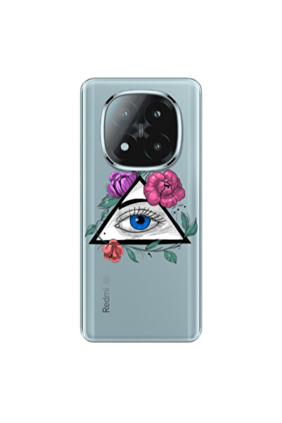 Other Xiaomi Redmi Note 14 Pro + 5g Eye and flower Transparent Silicone TPU Θήκη