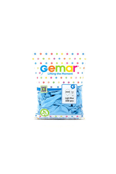 Marsilyan Indoor - Light Blue Balloon 10 Inc - 26cm - 100Pcs () Ilkel-Grp9Y84