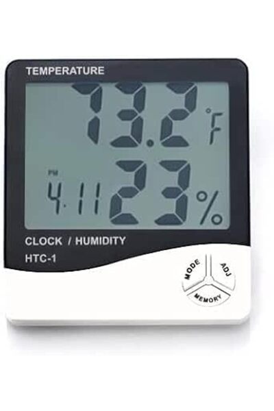 Generic Digital LCD Thermometer Hygrometer, Indoor Temperature & Humidity Met...