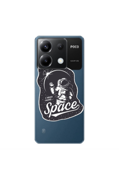 Other Xiaomi Poco X6 5G I need more spacee Transparent Silicone TPU Θήκη