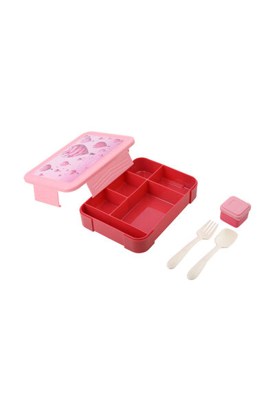 estia Παιδικό Δοχείο Φαγητού ΣΩΣΤΕ ΤΗΝ ΑΙΓΑΙΙΚΗ 1330ml με 5 Θήκες LOVE ASCEND