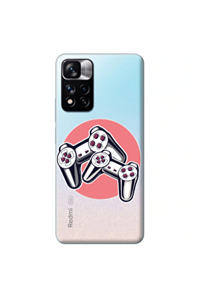 Other Xiaomi Redmi Note 11s 5G Retro Joysticks Transparent Silicone TPU Θήκη