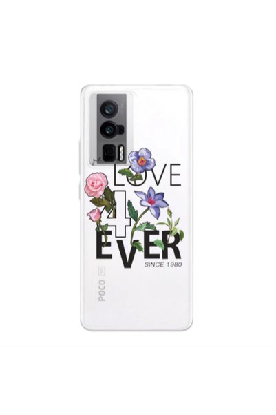 Other Xiaomi Poco F5 Pro Love for ever Transparent Silicone TPU Θήκη