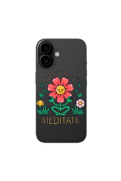Other Apple Iphone 16 plus Meditate Transparent Silicone TPU Θήκη