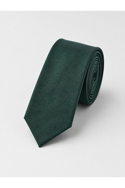 Bisse Green Silk Tie