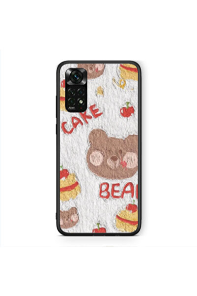 Other Xiaomi Redmi Note 11 Pro 5G Cake Bear Black Glossy Θήκη