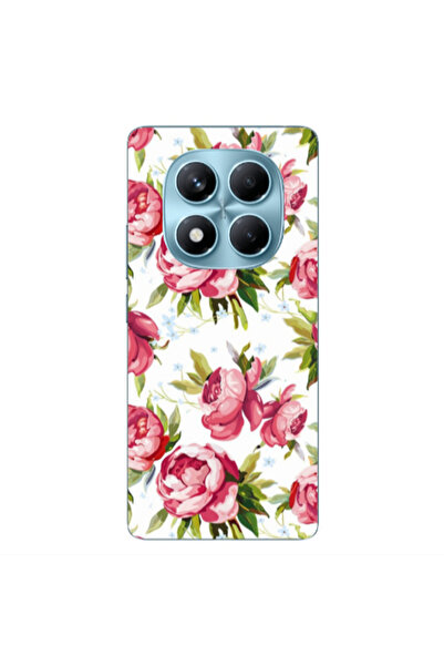 Other Xiaomi Redmi Note 14 Pro Pink Roses Transparent Silicone TPU Θήκη