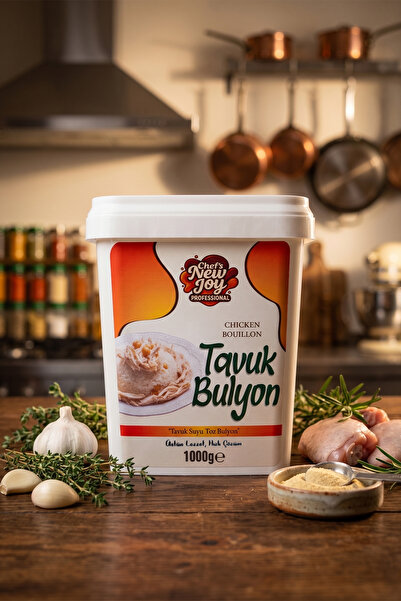chef's new joy professional Tavuk Bulyon 1000 G x 8 Adet - 1 Koli (Koli Bazlı Avantaj Paketi)