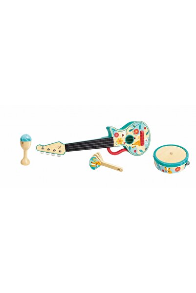 Hape Set muzical pentru copii, Hape, Percutie, 4 piese
