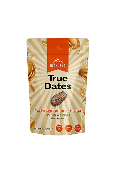 Richland True Dates Yer Fıstığı Tadında Hurma 100G