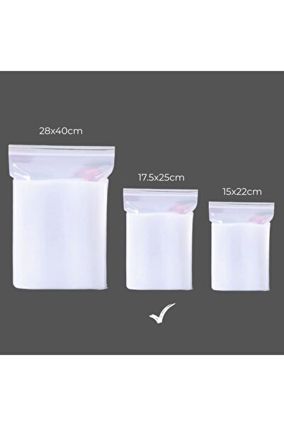 MC Micostore Punga zip, 17.5x25cm, 10 microni, plastic transparent, set 100 buc