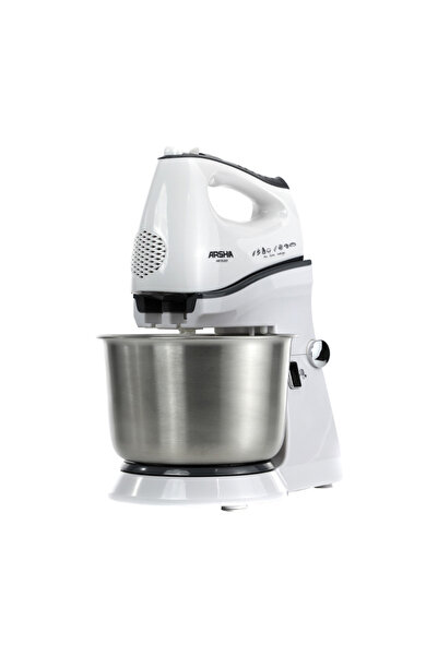 Arshia Hand & Stand Mixer with 2 L Stainless Steel Bowl – 300 W, 5 Speeds + T...