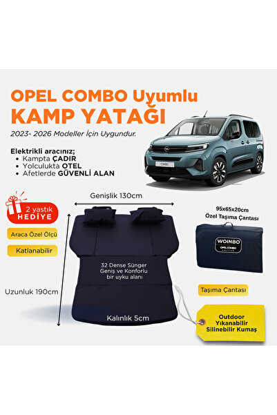 OPEL COMBO Uyumlu Araç Kamp Yatağı (2022-2026)