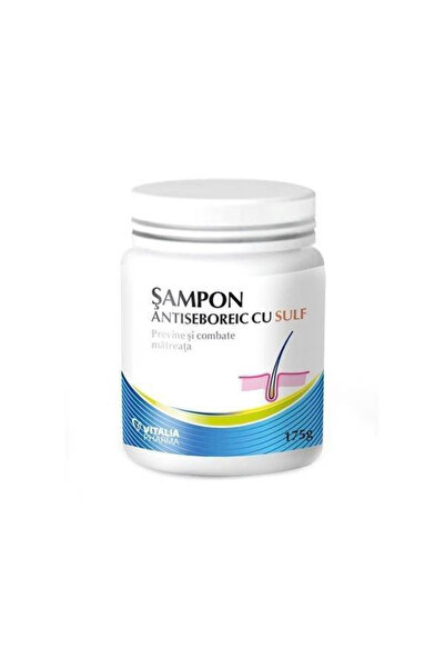 Vitalia Pharma Sampon Antiseboreic cu Sulf Vitalia Pharma, 175 g