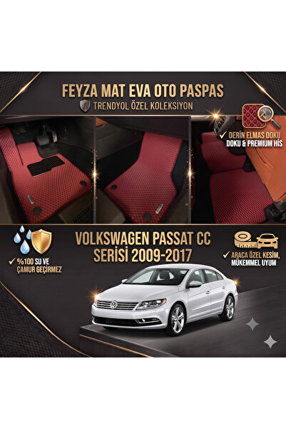 FEYZA OTO VOLKSWAGEN VW PASSAT CC SERİSİ 2009-2017 ARACA ÖZEL EVA PASPAS TAKI...