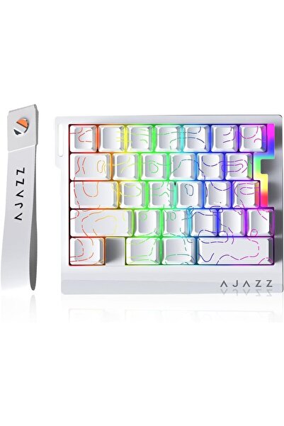 Ajazz لوحة مفاتيح ألعاب RGB بيد واحدة AK029، 29 مفتاحًا، مفاتيح مغناطيسية، مع...