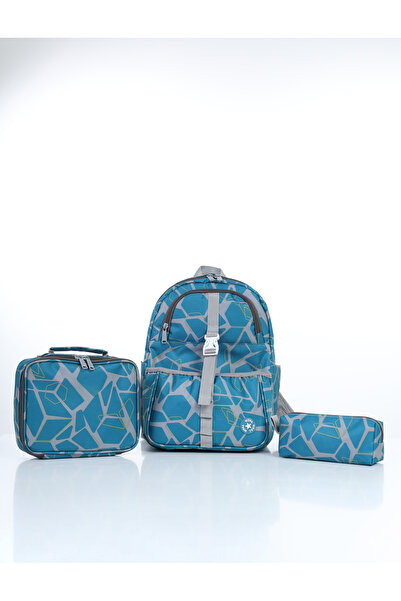 D'VERS Vital Series set od 3 dela za osnovnu školu – ruksak, torba za ručak i...