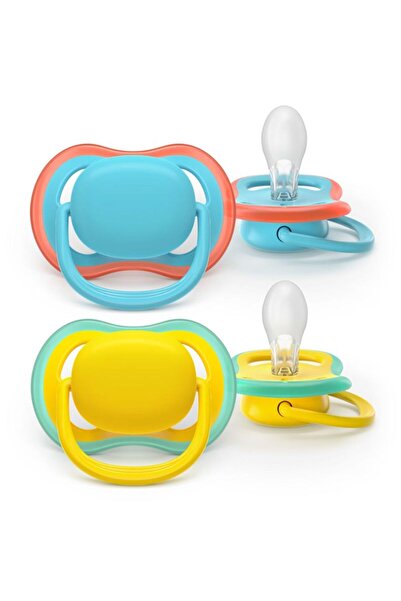 Philips Avent Avent | Ultra Air Σετ Σιλικονούχες Πιπίλες Για 18+ Μηνών Yellow...