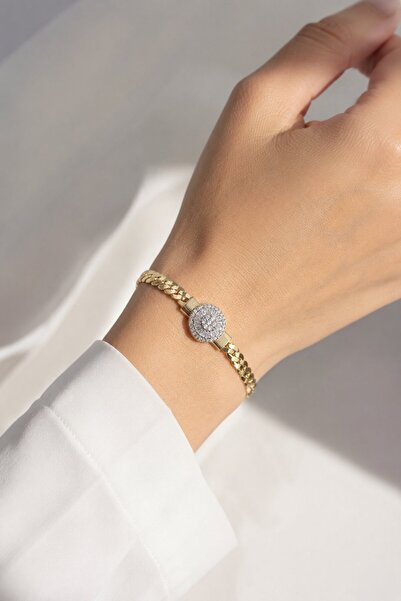 Clariss Ezme Chain Model Zircon Stone Vip Series Women's Bracelet
