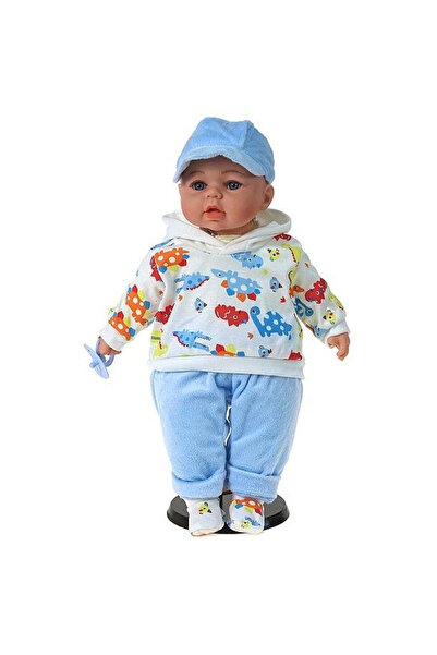 adar Papusa bebelus 45 cm, interactiva, vorbeste si canta in poloneza, PVC, m...